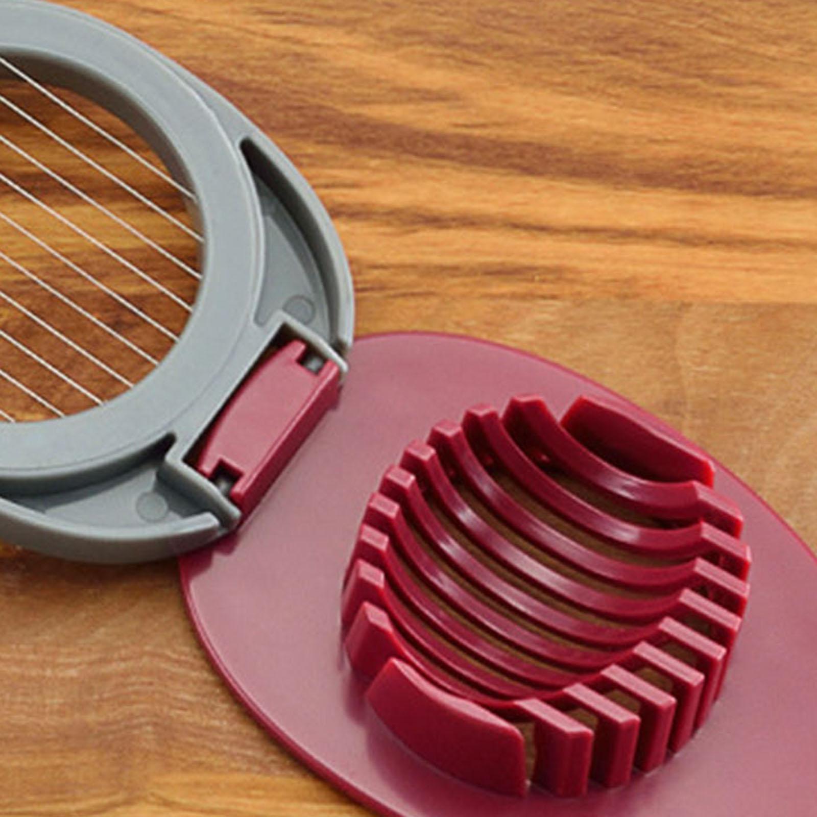 2Pcs Egg Slicer Egg Cutter for Boiled Eggs Mushroom Slicer Cutting Wires