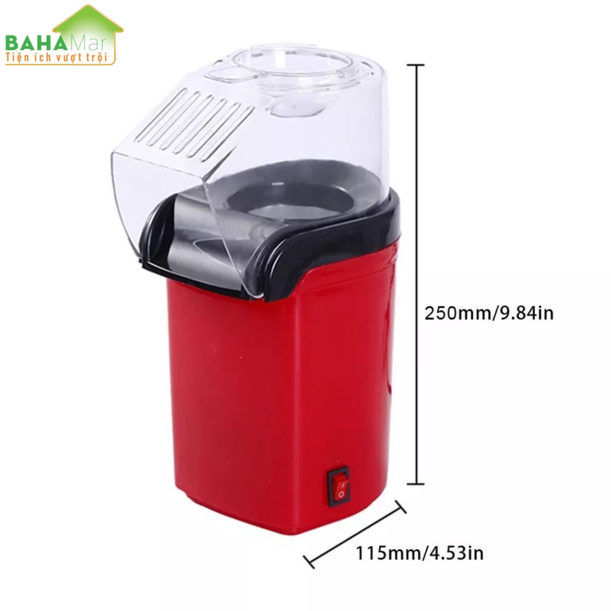 MÁY LÀM BẮP RANG BƠ POPPER TỰ ĐỘNG TẠI GIA ĐÌNH "BAHAMAR" tiện dụng và đảm bảo vệ sinh an toàn phù hợp dùng tại gia đình
