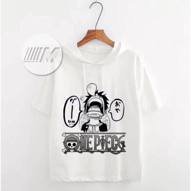 Áo hoodie tay lỡ nam nữ Luffy