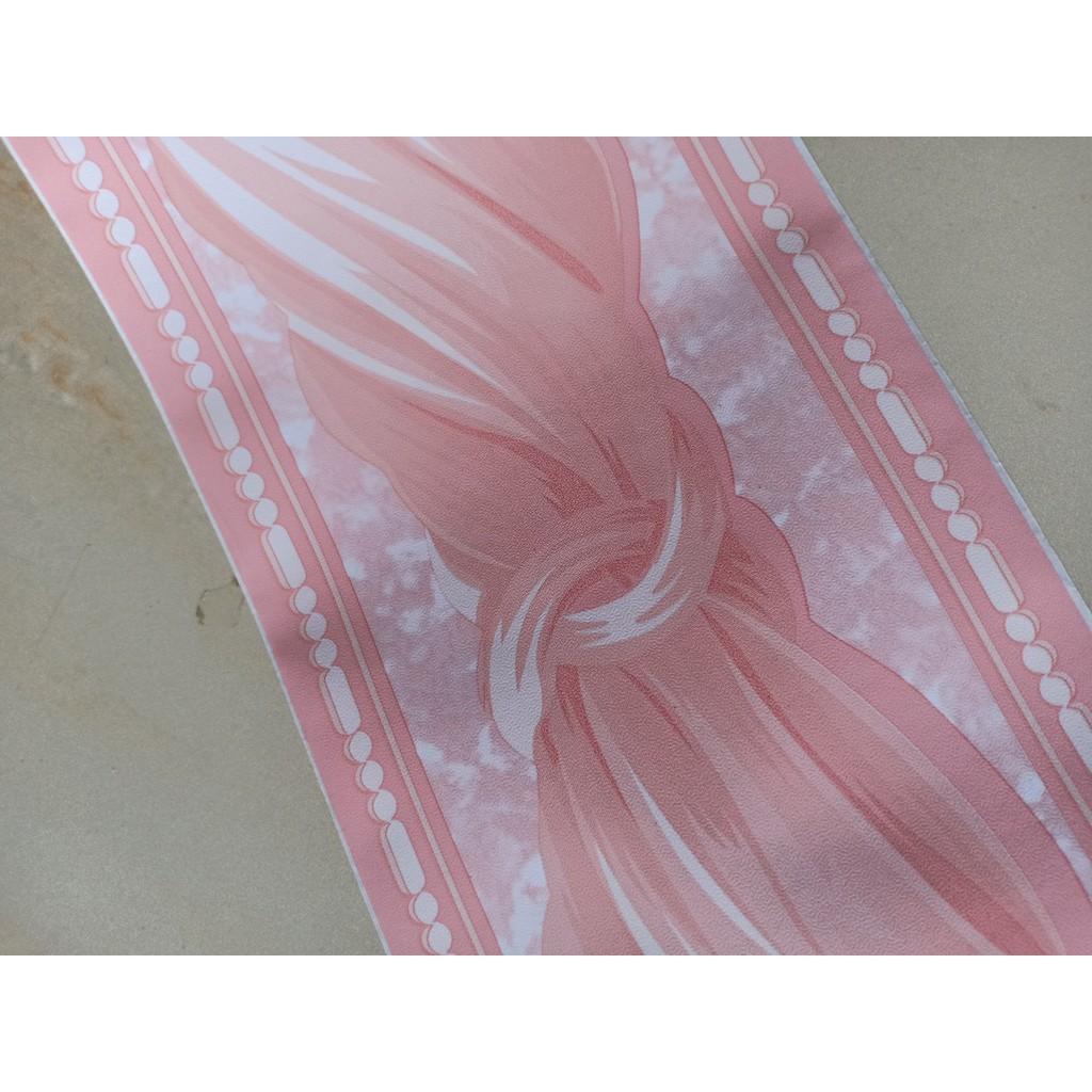 Len dán viền tường XOẮN LỤA HỒNG