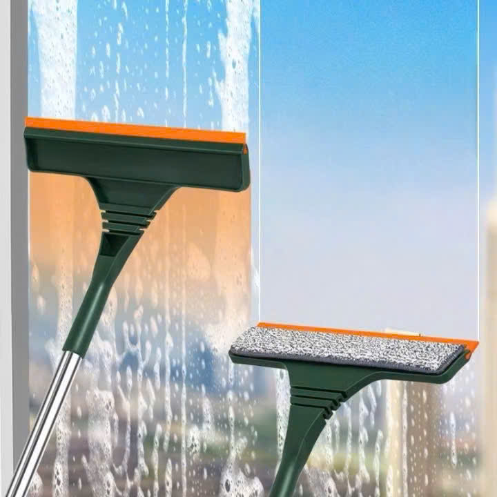 Cây Lau Kính, Gạt Chùi Kính Đa Năng 2 Đầu Trong 1, Cán Tăng Giảm Chiều Dài Tiện Lợi - HÀNG CHÍNH HÃNG MINIIN