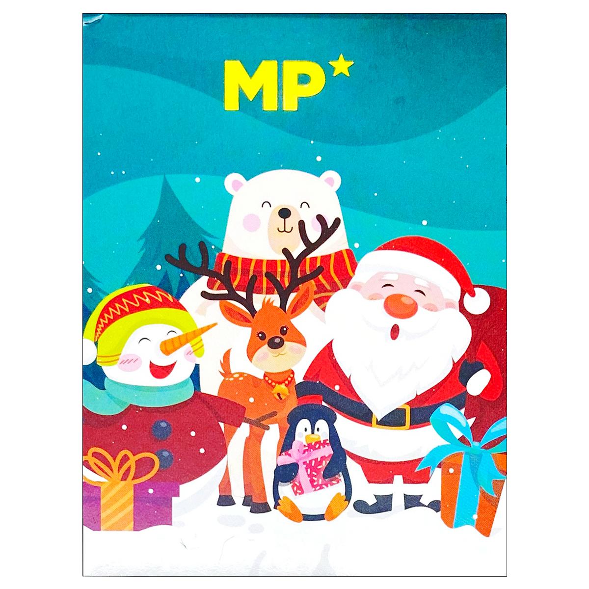 Bóp Viết Mini Giáng Sinh Kèm Sổ Tay Và Bút Bi - MP CH57014 - Màu Xanh Lá