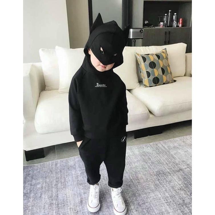 Set bộ quần áo thun nỉ siêu anh hùng Batman