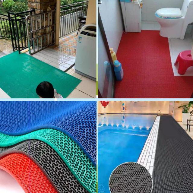 Thảm nhựa lưới chống trơn, trượt nhà tắm, nhà bếp, nhà vệ sinh khổ 1.2*1m, thảm nhựa lưới