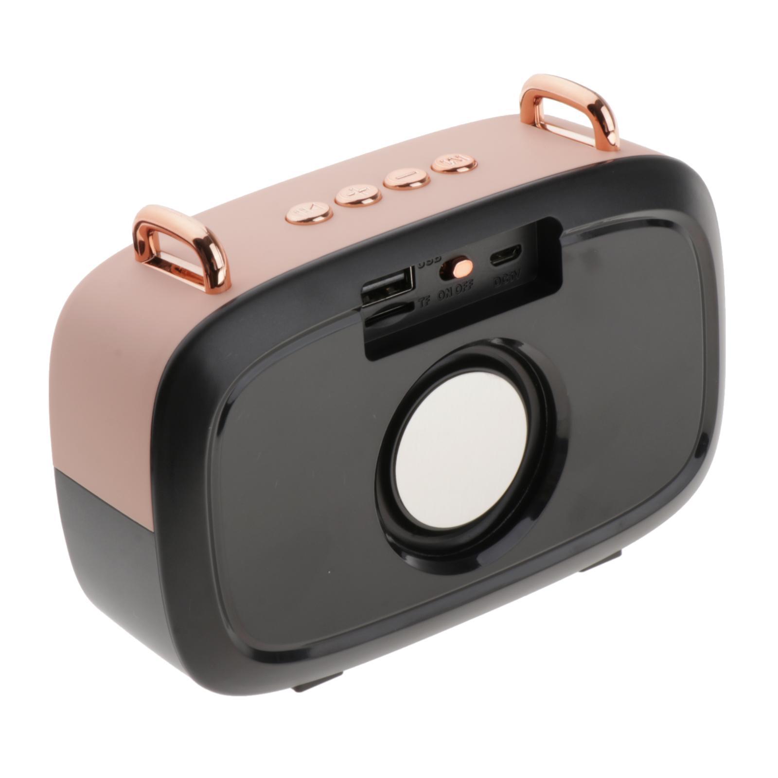 Stylish Portable Bluetooth Amplifier with Mic 800mah Handsfree FM Radio Bass