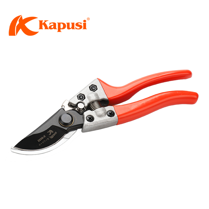 Kéo cắt tỉa cành cây KAPUSI TOOLS Nhật bản K-8618 cao cấp thép SK5, cấu tạo lò xo cỡ 8 icnh (20cm)