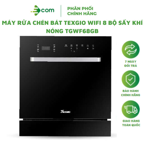 MÁY RỬA CHÉN BÁT 8 BỘ TGWF68GB- HÀNG NHẬP KHẨU NGUYÊN CHIẾC