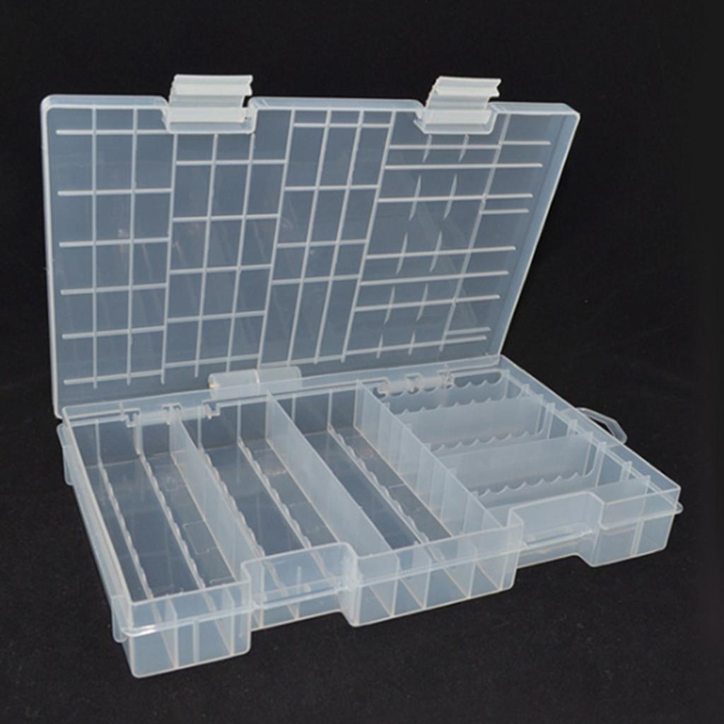 Battery Holder Transparent Case For 60pcs AA + 40pcs AAA