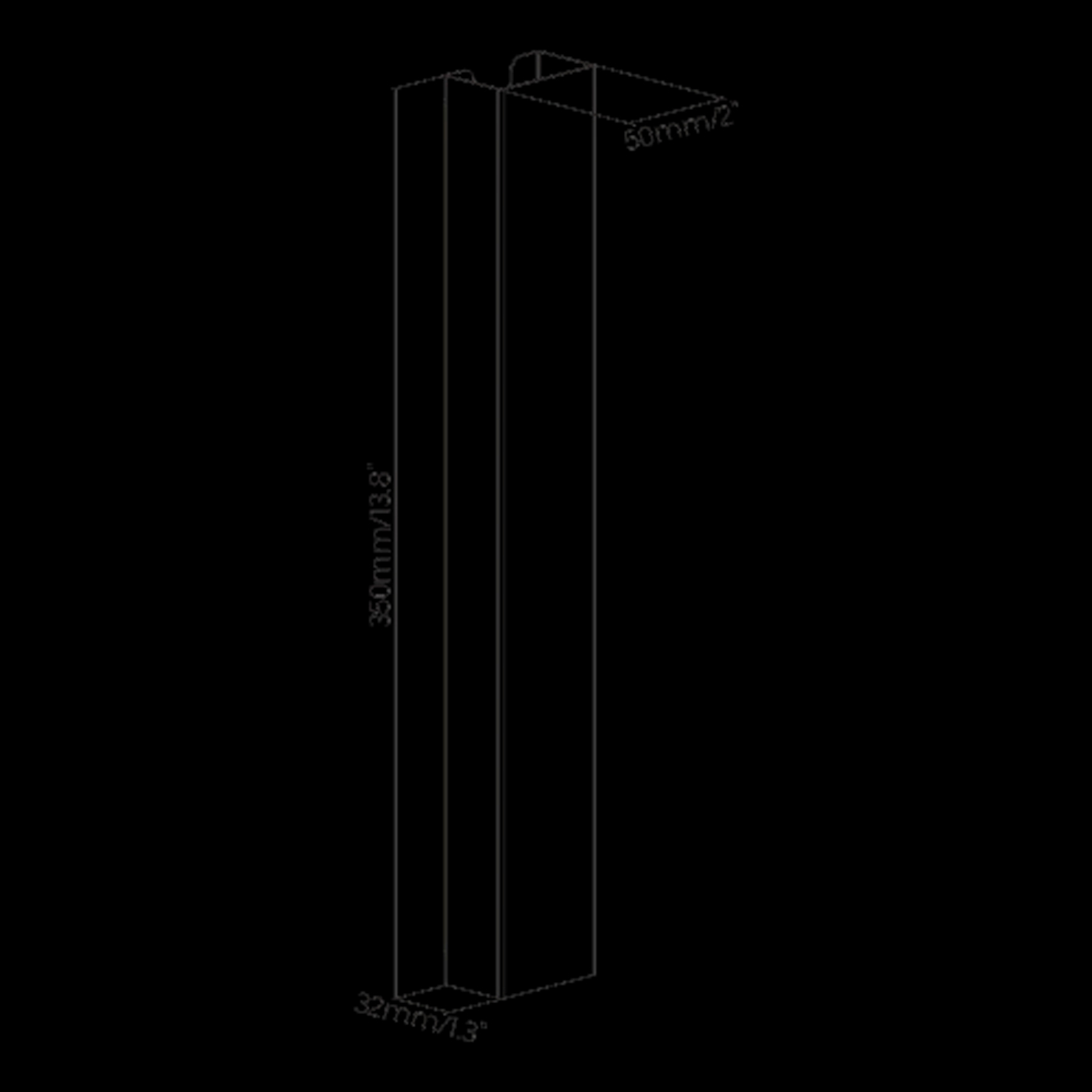 Khay đi dây nam châm HyperWork CM-02 - Giúp giấu dây gọn gàng - Thiết kế nam châm thông minh phù hợp mọi loại bàn - Hàng Chính Hãng