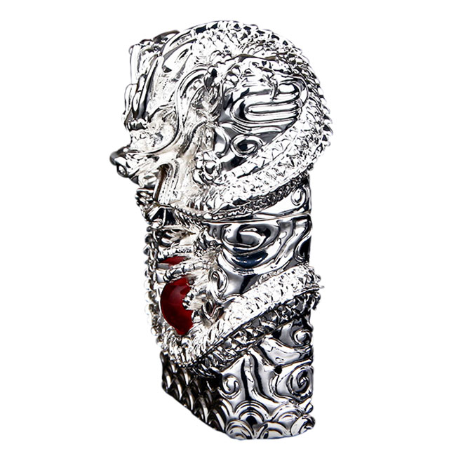 Bật Lửa Dùng Điện Ngọc Rồng - Bạc