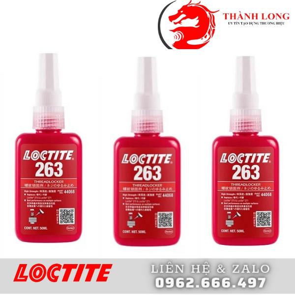 Keo loctite khoá ren 263 - 50ml và 250ml