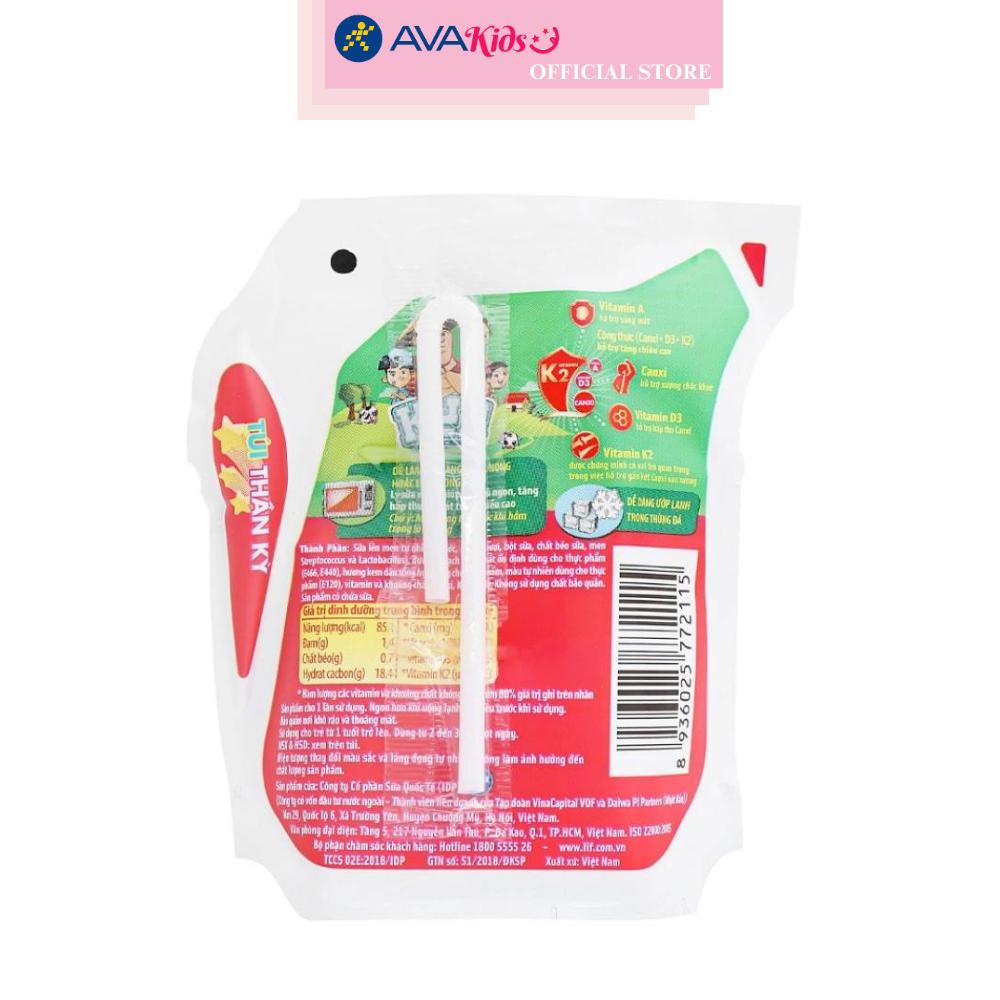 Sữa chua uống tiệt trùng LiF Kun vị kem dâu 110 ml (từ 2 tuổi)