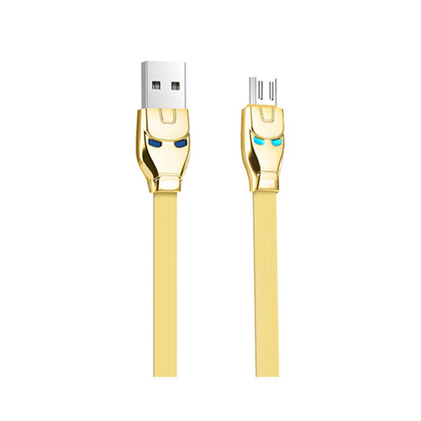 Cáp sạc IronMan HoCo U14 cổng MicroUSB (Hồng) - Hàng nhập khẩu