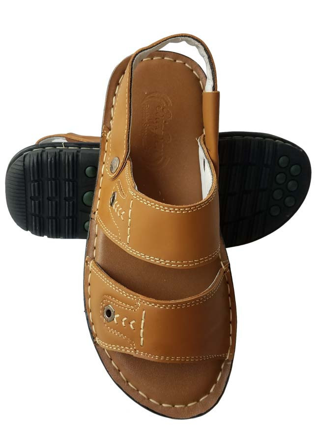 GIày Sandal Nam Da Bò  BIGGBEN Cao Cấp SD95