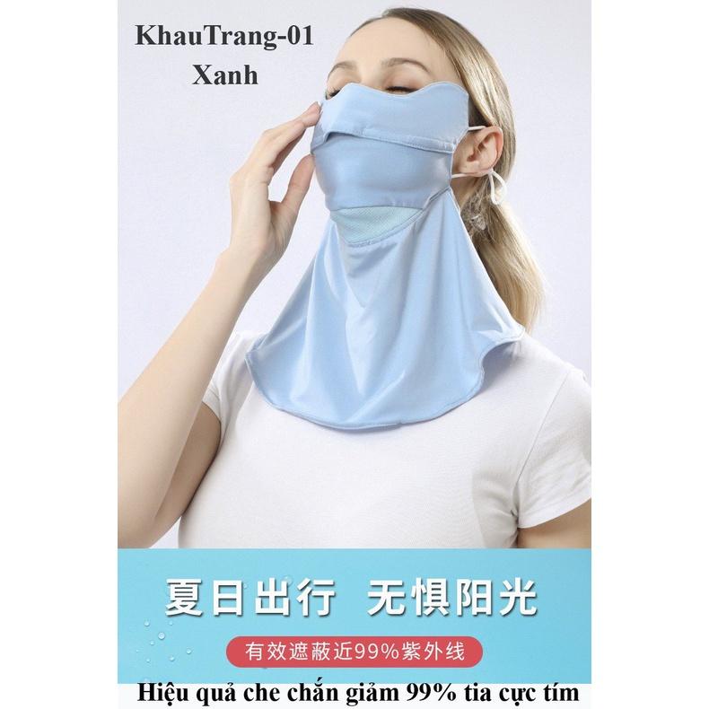 Khâu Trang đi nắng chống tia UV UFP 50+ - Unisex Nam Nữ đều thích hợp KT01