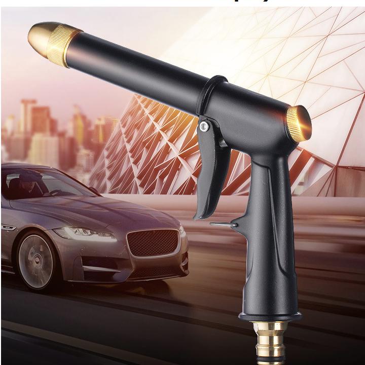 Vòi nước vòi phun nước rửa xe tưới cây tăng áp thông minh + bộ dây bơm nước cao cấp TLG loại 7.5m 206733-1