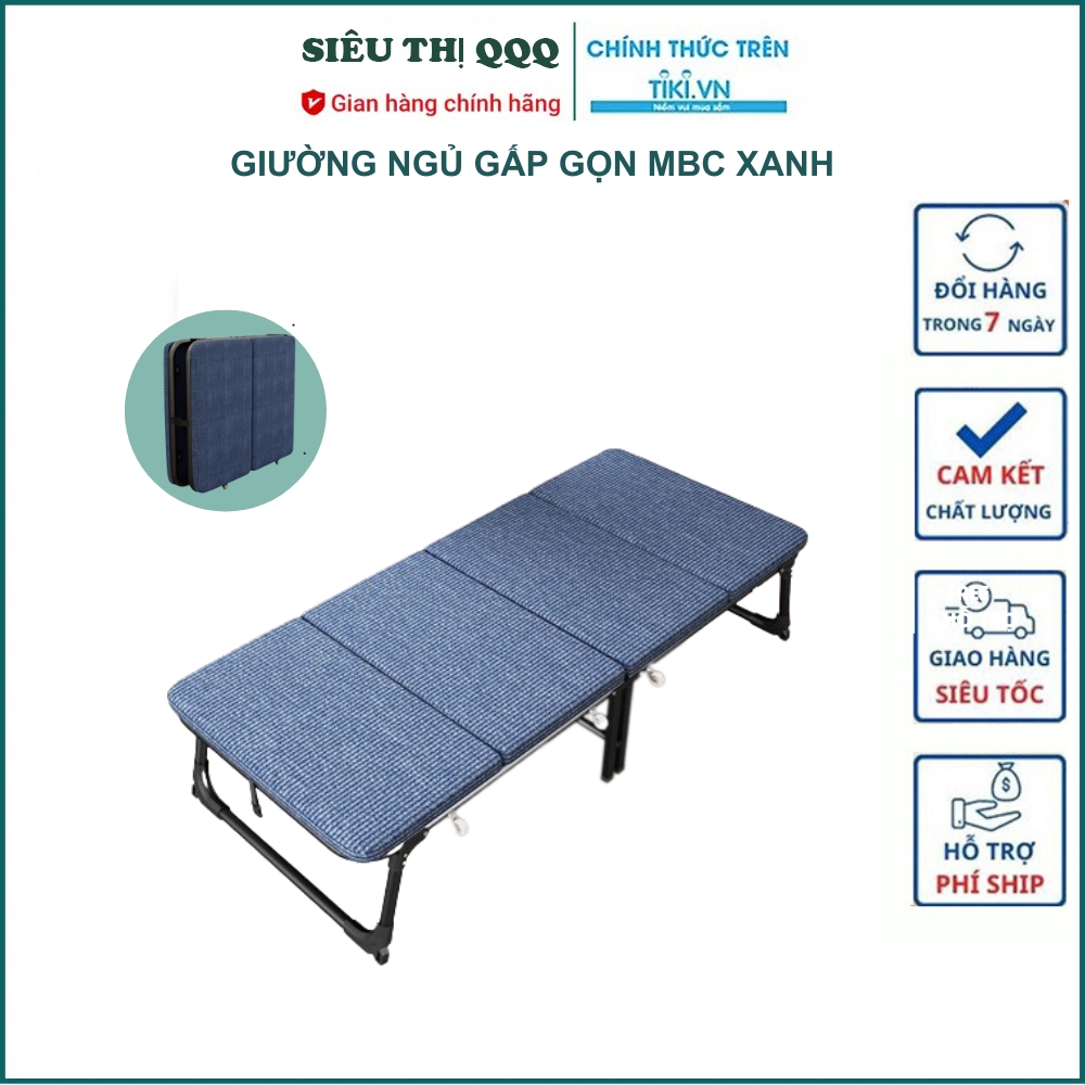 Giường đơn giường gấp ngủ trong bệnh viện gấp gọn tiện dụng - Hàng chính hãng