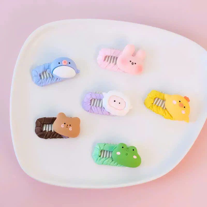 NƠ KẸP TÓC CÀI TÓC THỜI TRANG DỄ THƯƠNG ĐỘNG VẬT CÀI ĐẦU MÃ 33 CHO THÚ CƯNG CHÓ MÈO