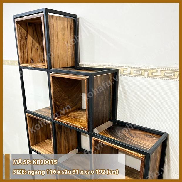 Kệ Gỗ Trang Trí Phòng Khách - KB20015