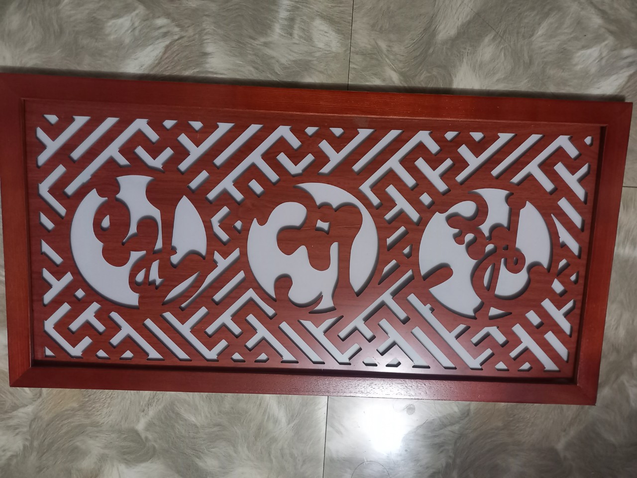 Tấm (Chắn khói) chống ám khói bàn thờ gia tiên, bàn thờ treo tường kiểu dáng đẹp