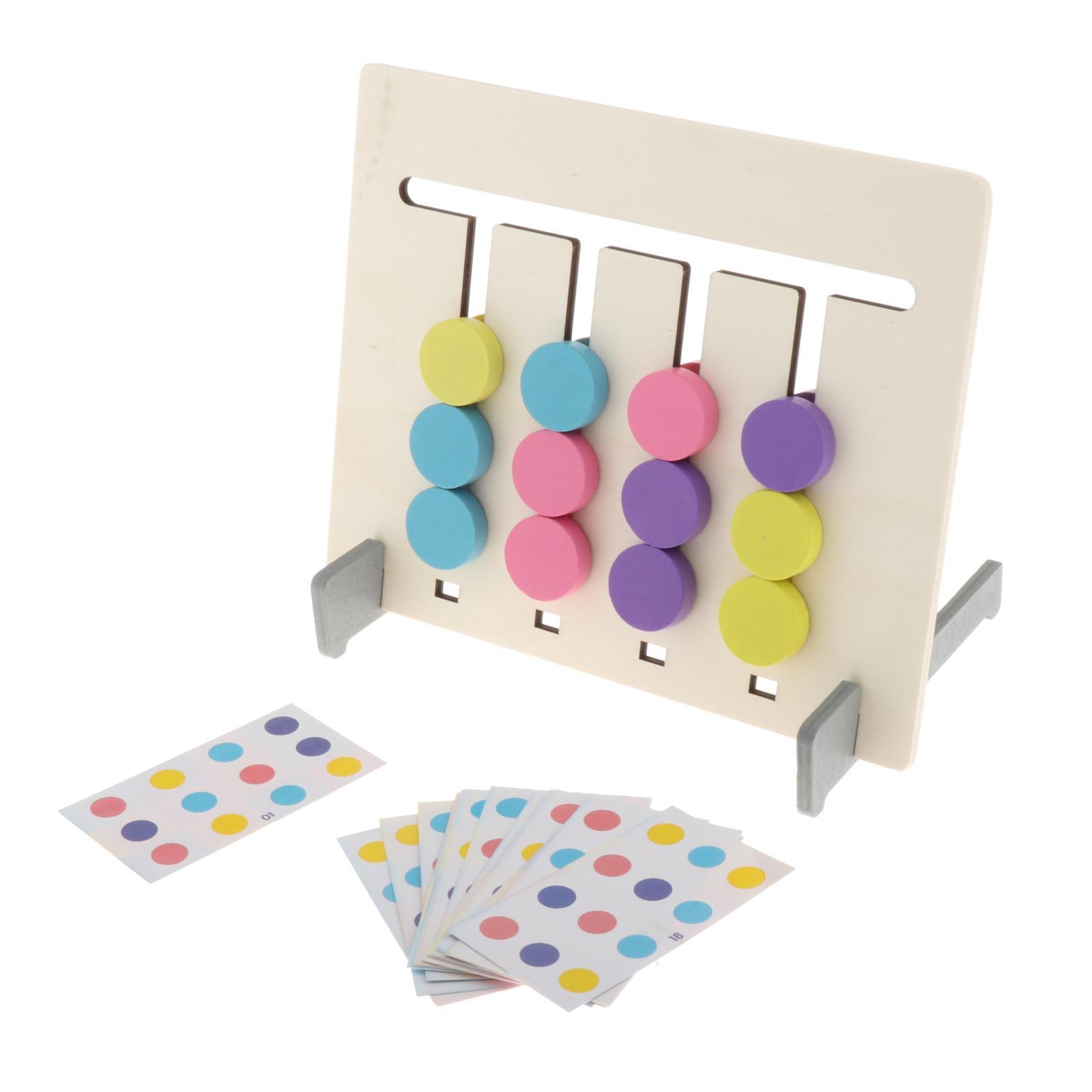 Color & Pattern Puzzle Game Montessori Toy Educational Logic Game