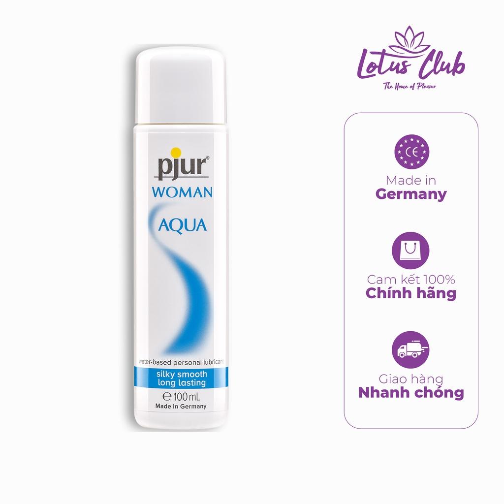 Gel bôi trơn gốc nước pjur WOMAN AQUA 100ml dành cho phụ nữ