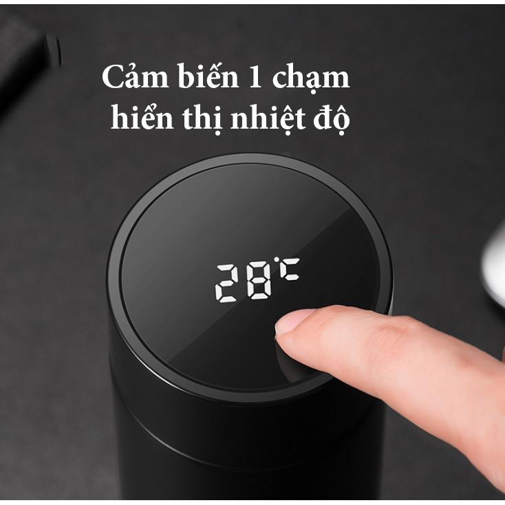 Bình nước giữ nhiệt đèn led inox 304 - 480ml