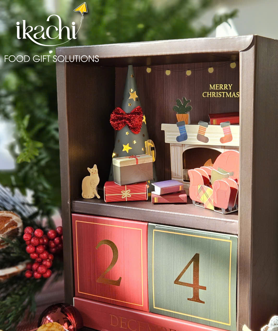 Set Quà Giáng sinh xanh &quot;Warm Christmas&quot; - Hộp lịch Noel, Quà tặng Noel ý nghĩa cho gia đình, doanh nghiệp