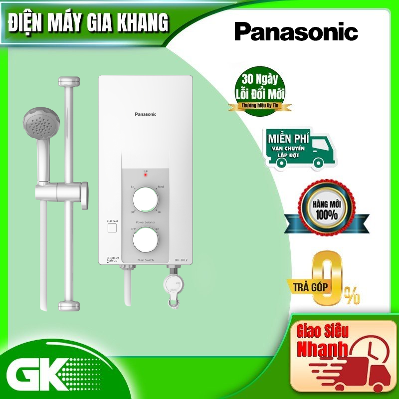 Máy Nước Nóng Trực Tiếp Không Bơm Panasonic DH-3RL2VH  - Hàng nhập khẩu