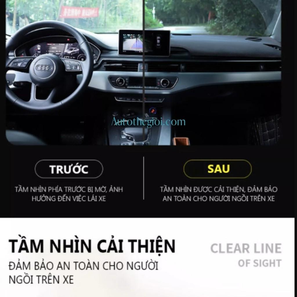 Thảm Taplo Toyota Wigo Chất Liệu Da Vân Cabon