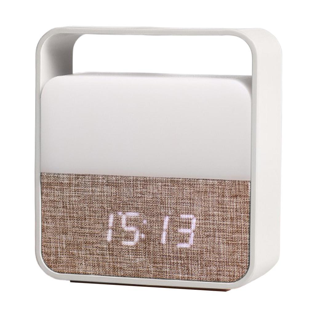Digital Alarm Clock Snooze Function LCD Display Clock Home Decor
