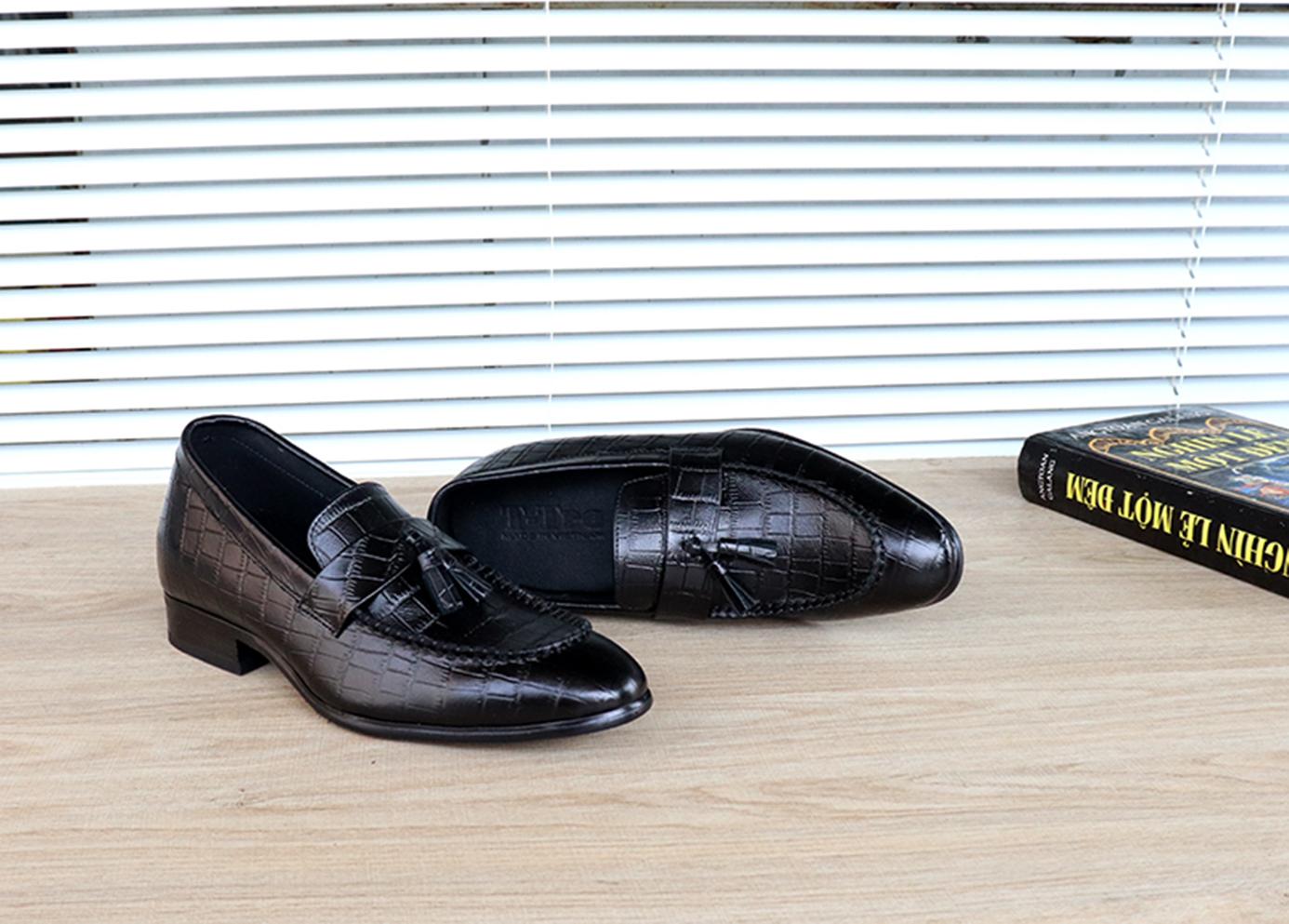 GIÀY TĂNG CHIỀU CAO GIÀY CAO DÀNH CHO NAM GIỚI T&TRA S1032 CÁ SẤU - CAO 6CM GIÀY ĐỘN NAM CAO VƯỢT TRỘI