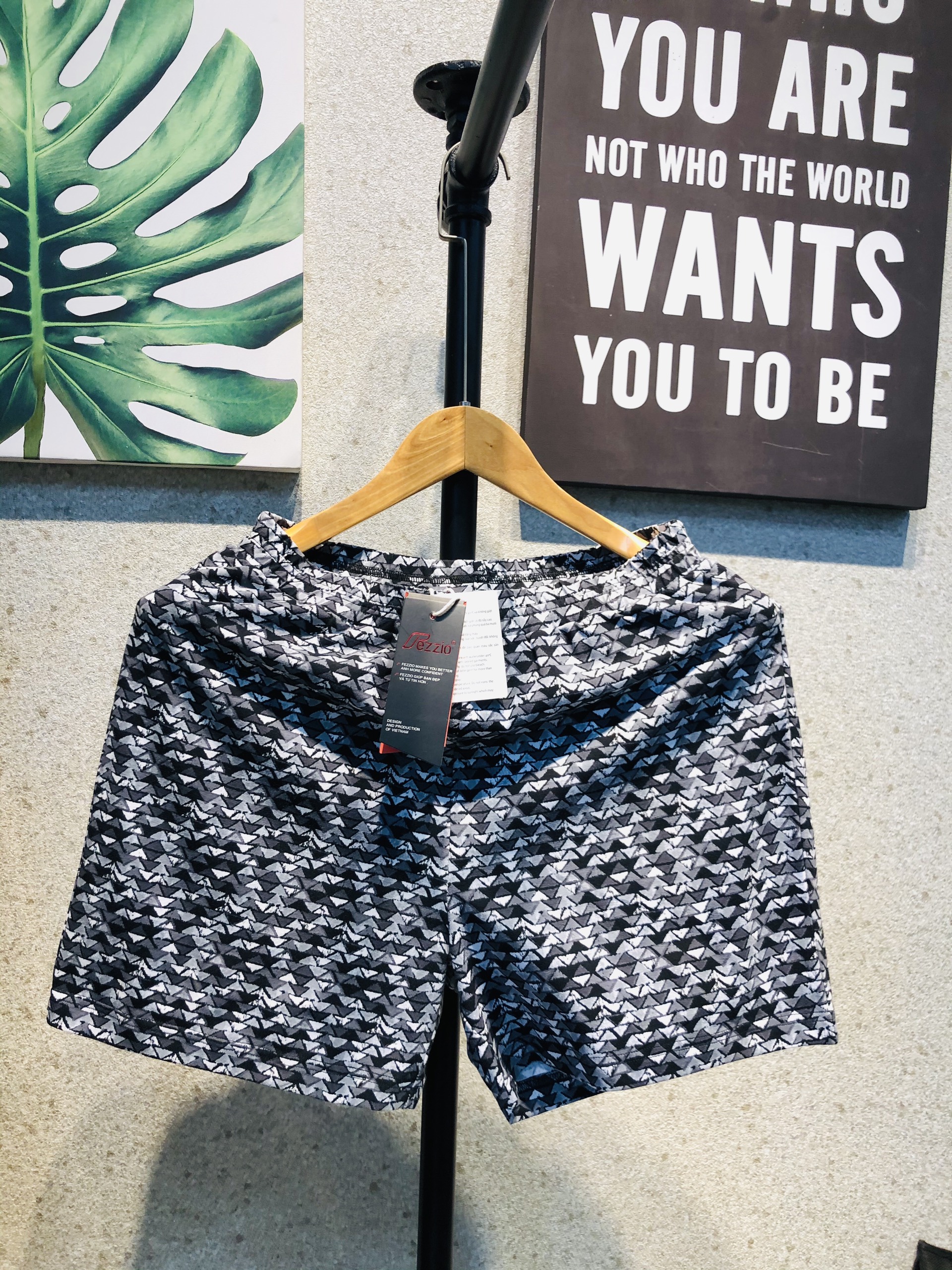QUẦN NGỦ NAM THUN 100 % COTTON  4 CHIỀU FEZZIO