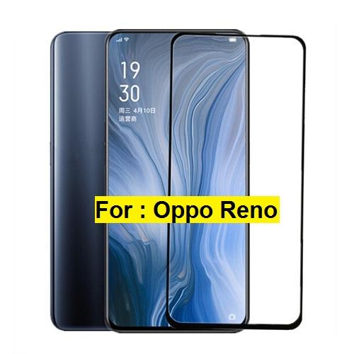 Kính Cường Lực 9D Tràn Màn Hình Viền Đen Cho Dòng Điện Thoại OPPO RENO