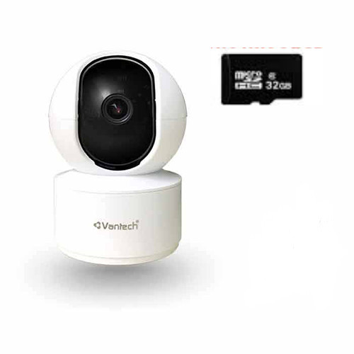 Camera IP wifi robot Vantech V2010C 4.0 - Hàng Chính Hãng (Tặng kèm thẻ nhớ 32Gb)