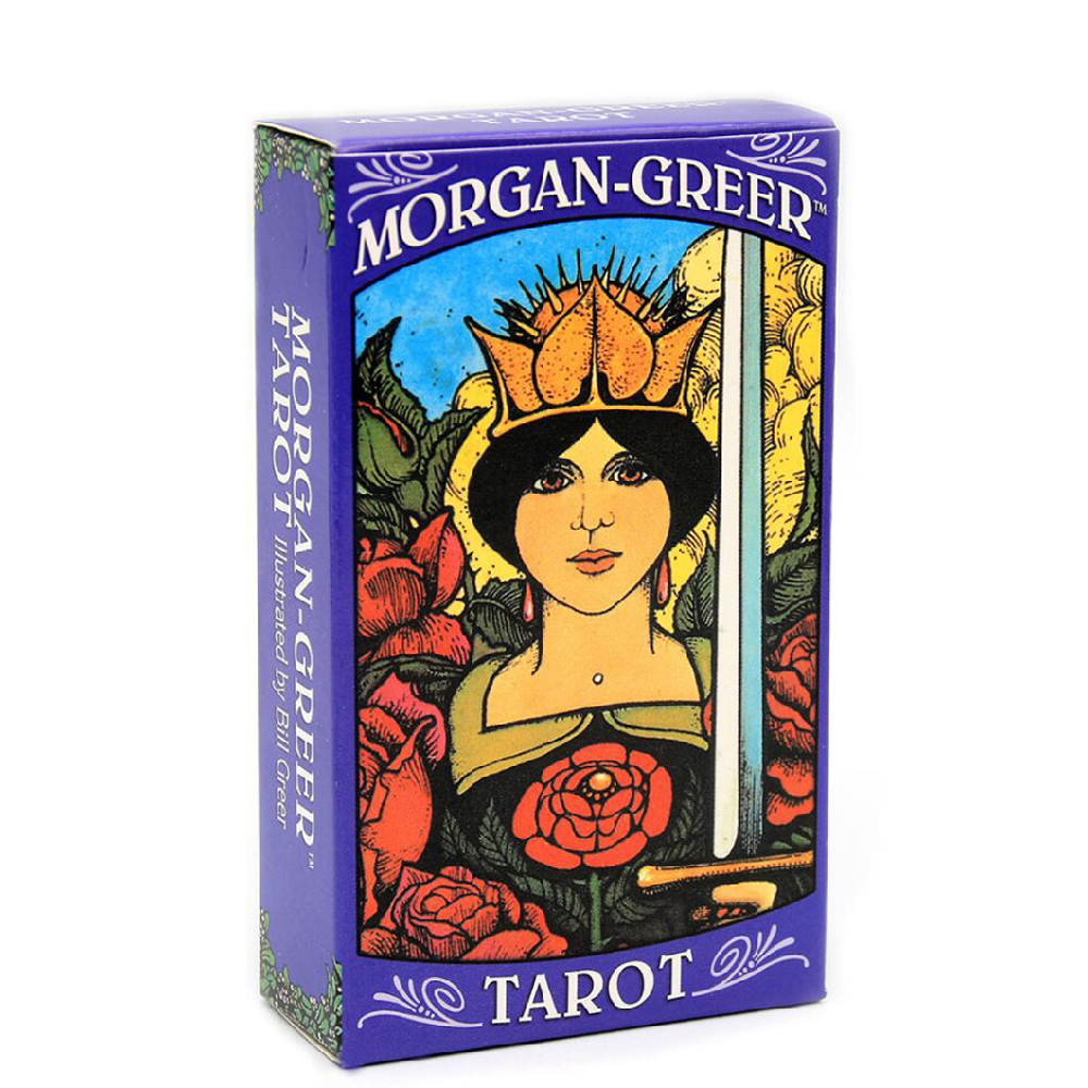 [Size Gốc] Bài Tarot Morgan Greer 78 Lá 7x12 Cm Đá Thanh Tẩy
