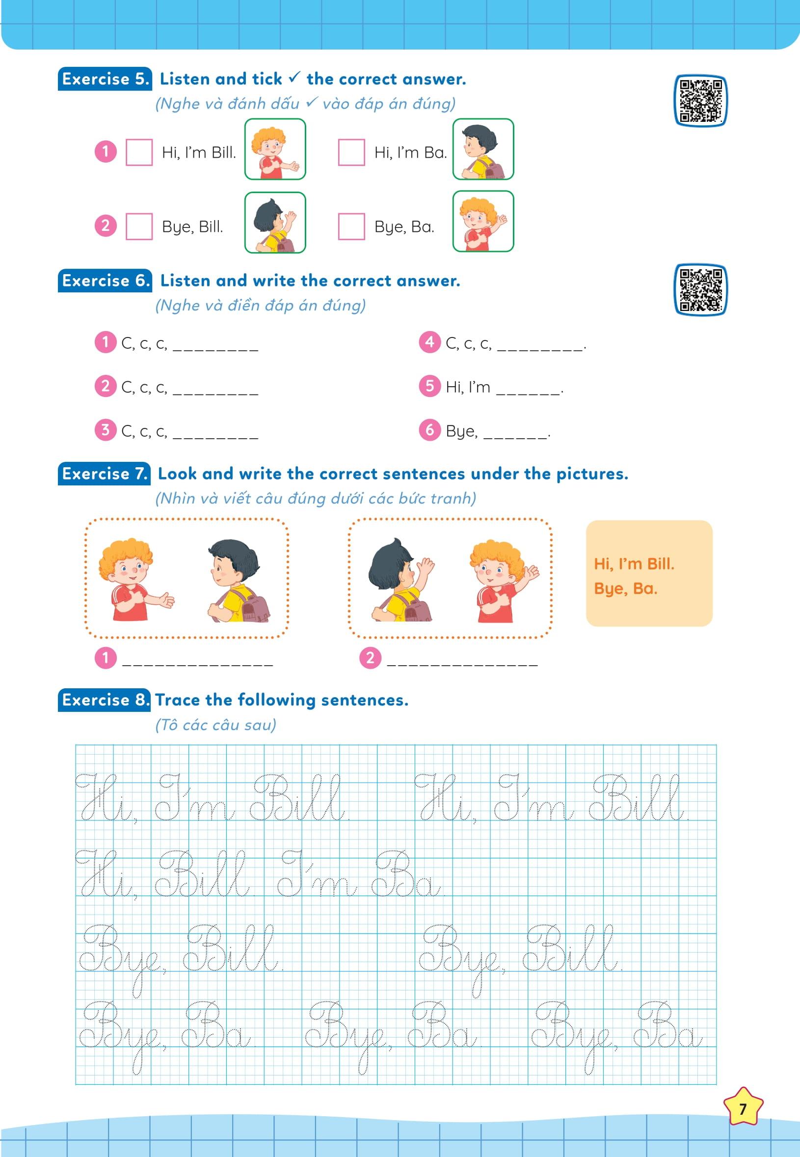 Global Success - Phiếu Bài Tập Cuối Tuần Tiếng Anh 1 (35 Tuần Học)