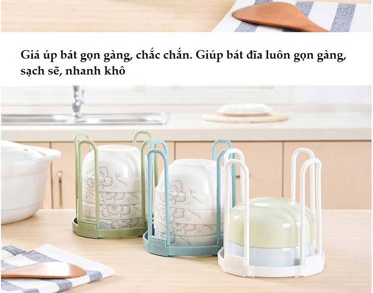 Giá Úp Bát, Chén Đũa Gấp Gọn Có Khay Thoát Nước Tiện Dụng