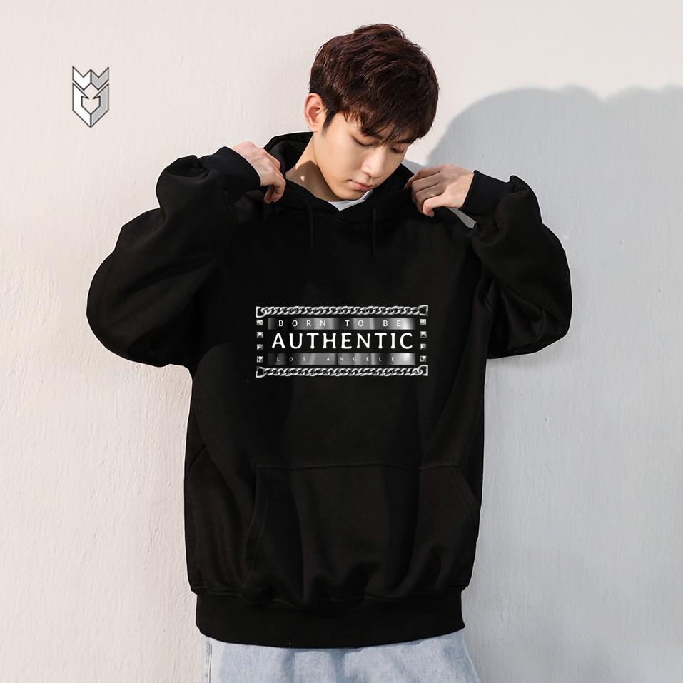 Áo nỉ Hoodie form rộng AU.TH nam nữ cực đẹp - GW Shop