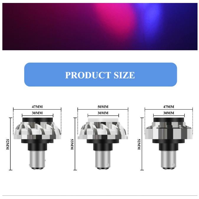 1 Đèn LED Cảnh Báo Gắn Đuôi Xe Máy 12V