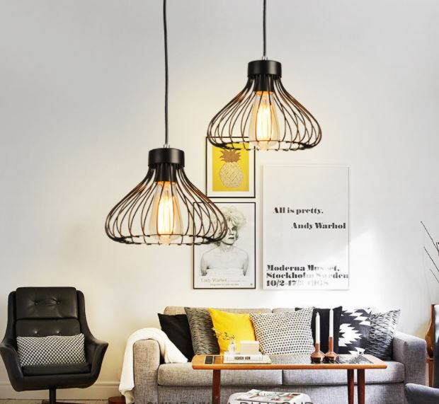 Đèn Thả Zacler Cao Cấp Trang Trí Nội Thất Độc Đáo - Kèm Bóng Led Edison Chuyên Dụng