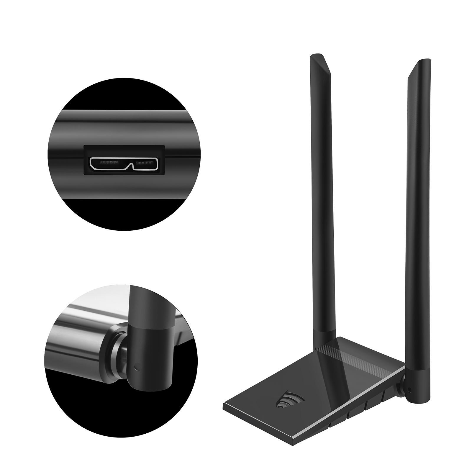 USB 3.0 WiFi Adapter Long Distance  WiFi Card for Desktop Laptop PC