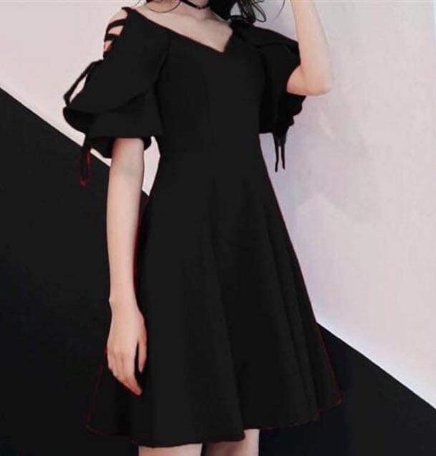 Đầm xoè Bigsize tay đan dây 60-85 ký