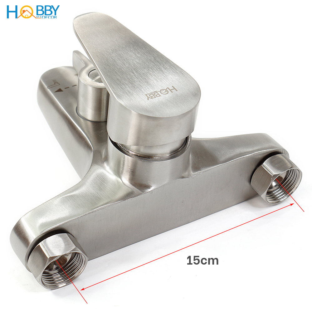 Vòi củ sen nóng lạnh van đóng mở tiện dụng HOBBY Home Decor CSNL2 - chuẩn Inox 304 không rỉ sét