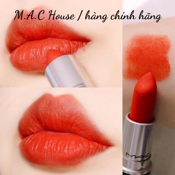 Son MAC Powder Kiss, lên màu chuẩn, thỏi son cực lì và độ bám màu tốt
