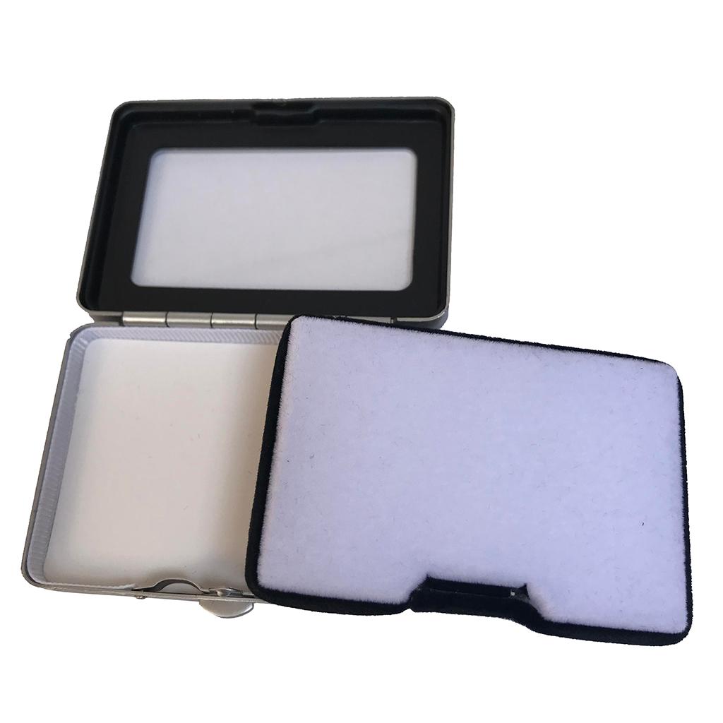 Luxury Diamond Top Glass Display Case Jewelry Holder Organizer Counter Top