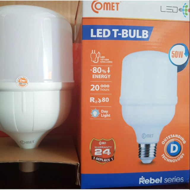 Bộ 2 bóng Comet Led Bulb Rebel 50W CB03R050