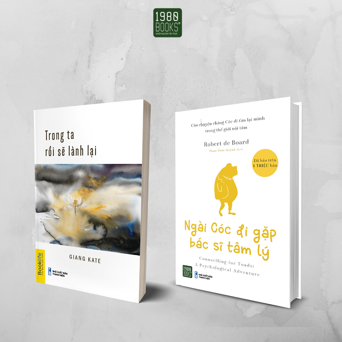 Combo 2 cuốn Trong ta rồi sẽ lành lại + Ngài cóc đi gặp bác sỹ tâm lý - Bản Quyền