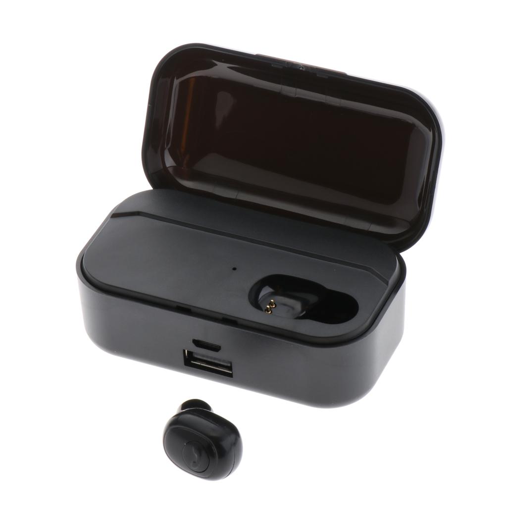 In-ear Wireless Earphone Headset Headphone Earbuds Hands-free Gift Black