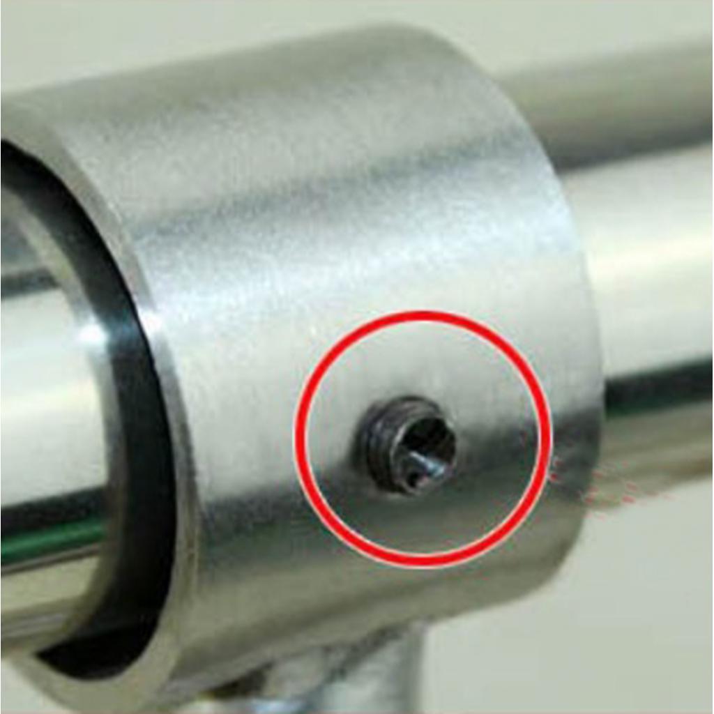 2x2x Stainless Steel Wardrobe Pipe Lever Bracket Closet Rod Holder 400mm